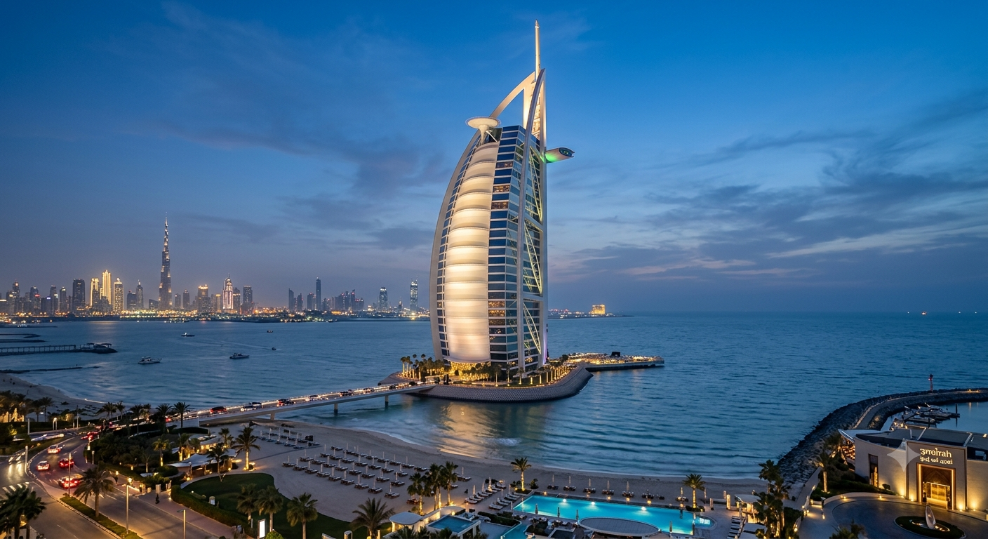 Burj Al Arab skyline in Dubai